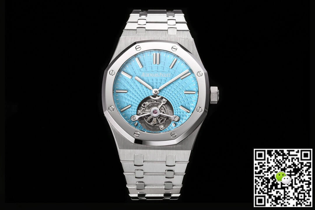 Audemars Piguet Royal Oak Tourbillon 26530PT.OO.1220PT.01 R8 Factory 1:1 Best Edition Replica Watch Silver Strap